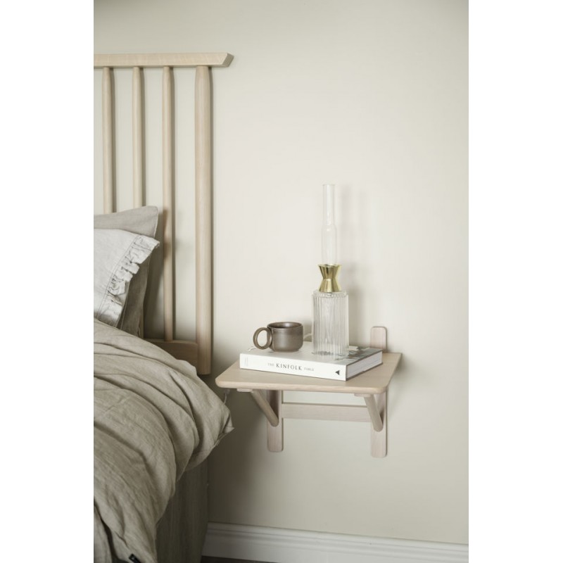 RO Camrose Bedside Table Wall Whitewash